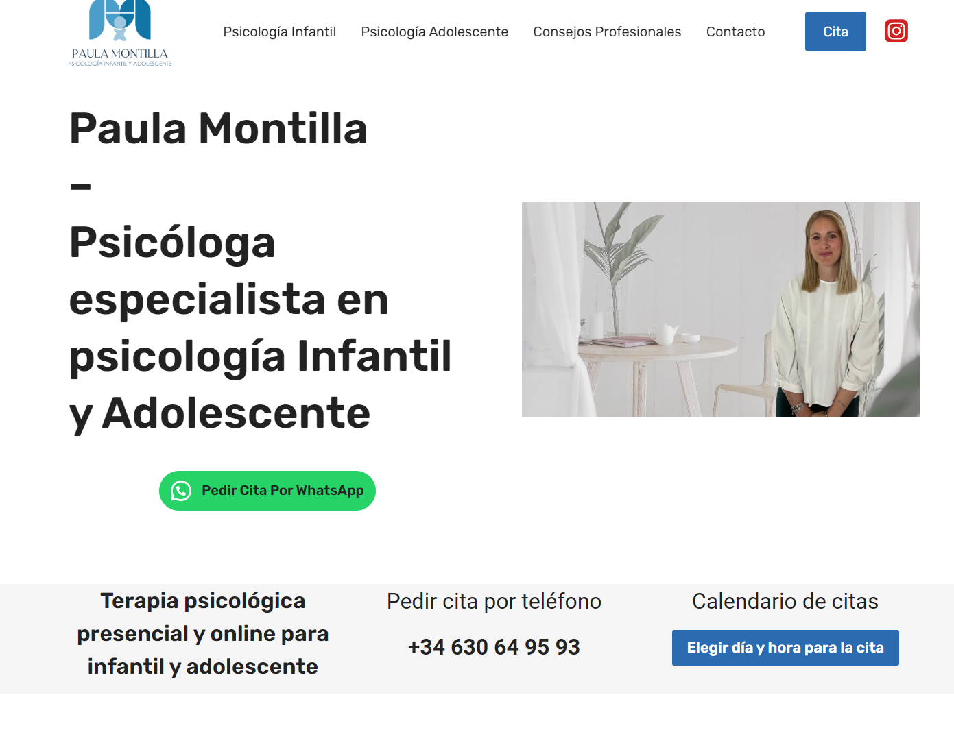 pagina web paula montilla