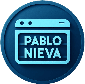 Logotipo pequeño pablo nieva SEO y Marketing Digital